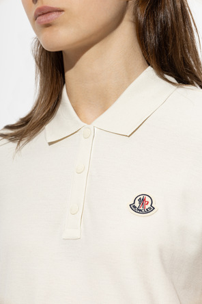 Moncler Logo patch polo shirt
