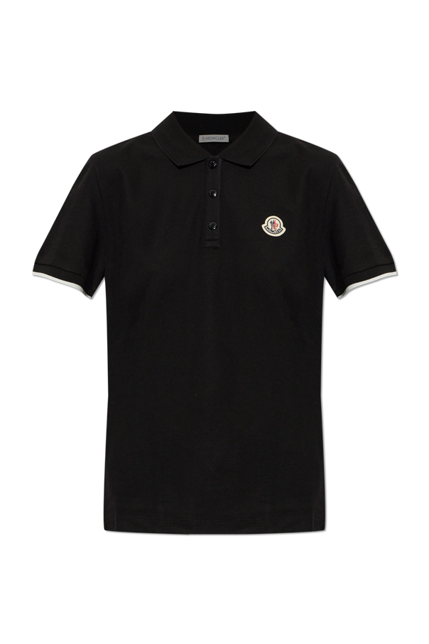 Moncler Polo shirt with logo patch