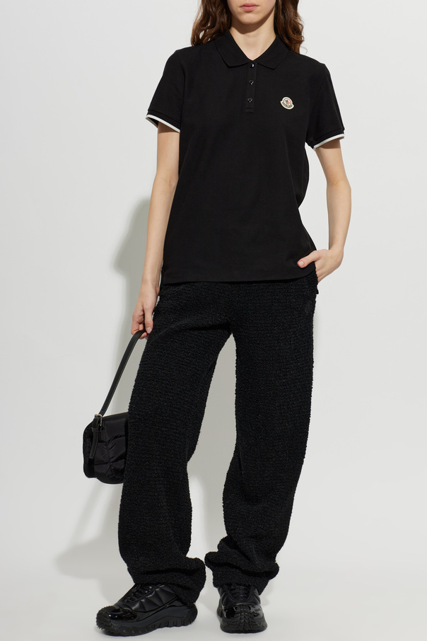 Moncler Polo shirt with logo patch