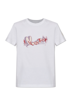 T-shirt with printed logo