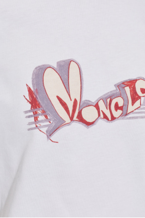 Moncler T-Shirt mit aufgedrucktem Logo