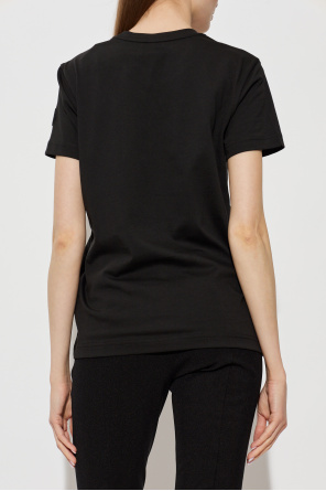 Moncler T-Shirt mit aufgedrucktem Logo