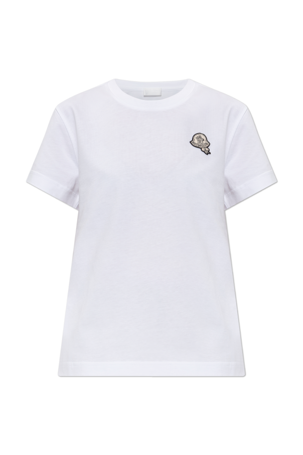 Moncler T-Shirt mit Logo-Patch