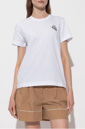 Moncler T-Shirt mit Logo-Patch