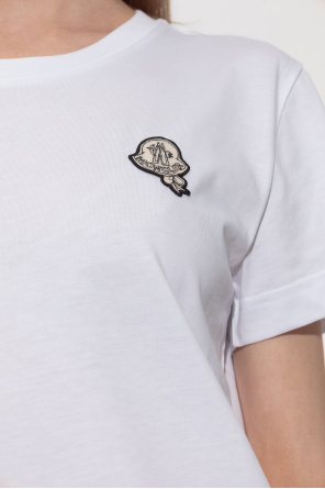 Moncler T-Shirt mit Logo-Patch