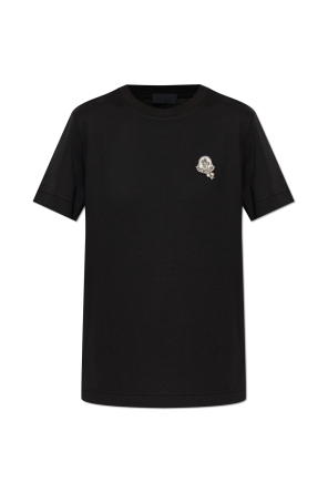 T-shirt with logo patch