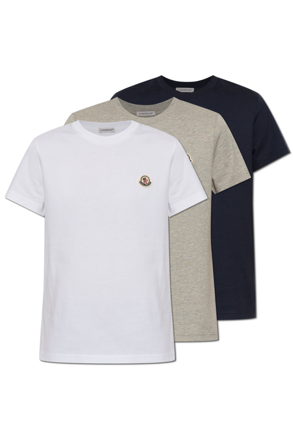 Moncler Three-pack of t-shirts