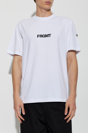 Moncler Genius T-shirt masculina branca 7 MONCLER X FRAGMENT HIROSHI FUJIWARA