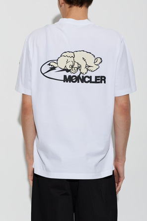Moncler Genius T-shirt masculina branca 7 MONCLER X FRAGMENT HIROSHI FUJIWARA
