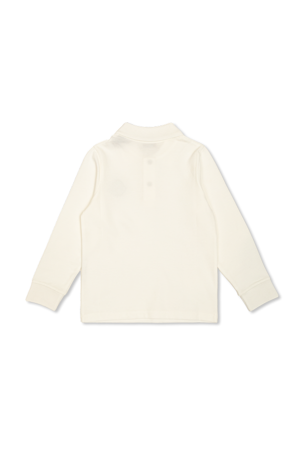 Moncler Enfant Polo shirt with logo patch