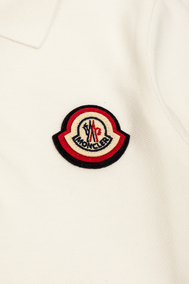 Moncler Enfant Polo shirt with logo patch