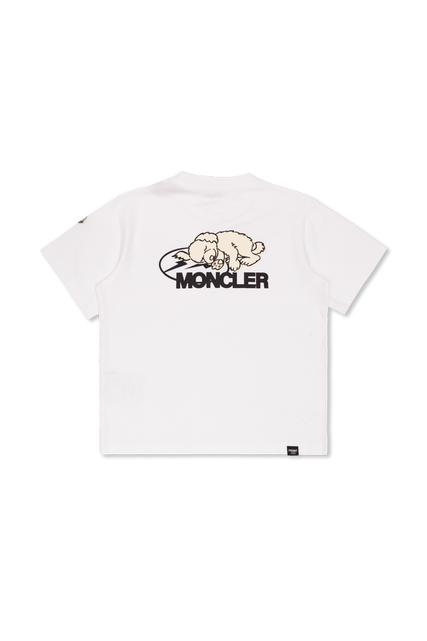 Moncler Genius Enfant 7 MONCLER X FRAGMENT HIROSHI FUJIWARA bílý chlapecký t-shirt