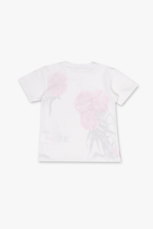 dolce gabbana kids bee crown embroidered body item Kids T-shirt with logo