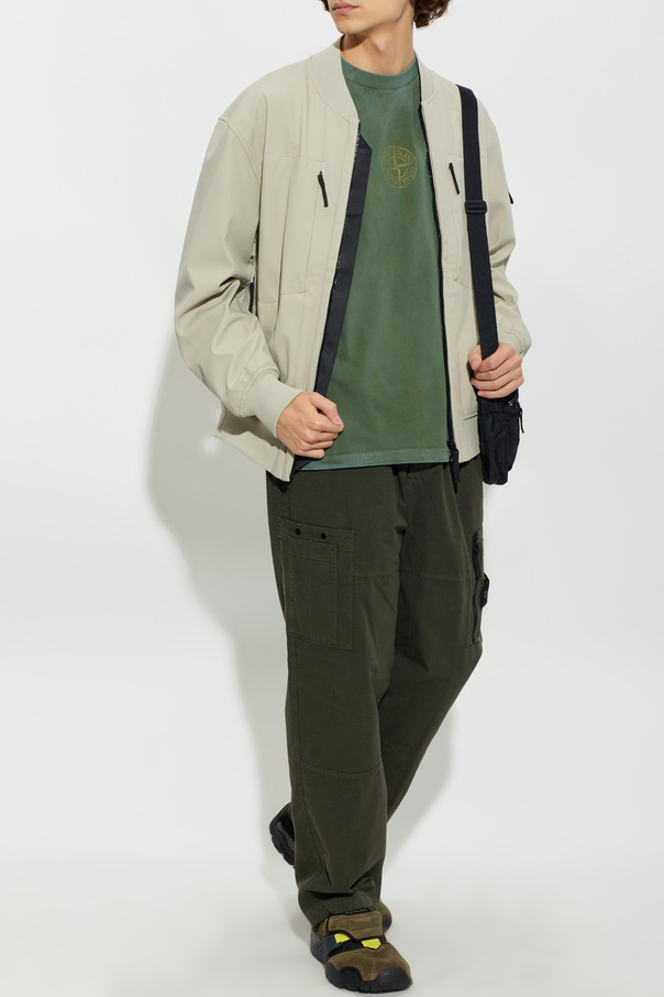 Stone Island Camiseta con logo estampado