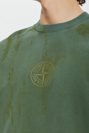 Stone Island Camiseta con logo estampado