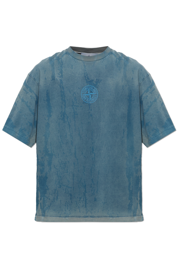 Stone Island Camiseta con logotipo estampado