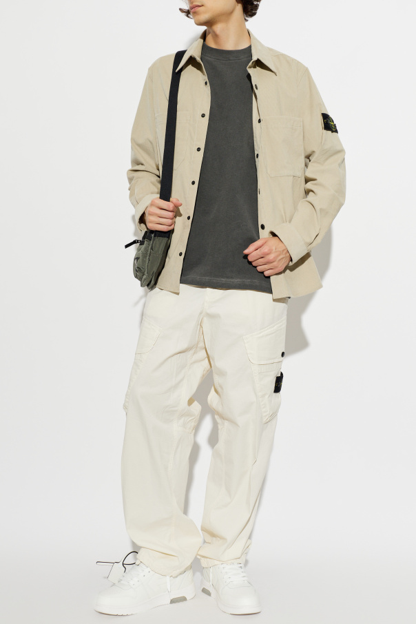Stone Island T-shirt with embroidered logo