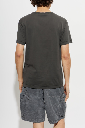 Stone Island T-shirt com patch com logótipo