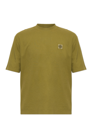 T-shirt with logo patch