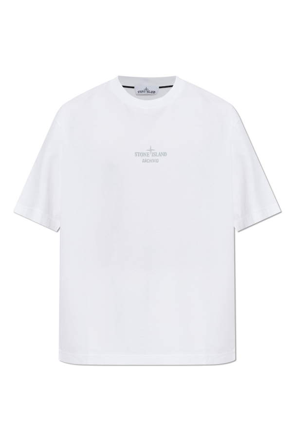 T-shirt with logo od Stone Island