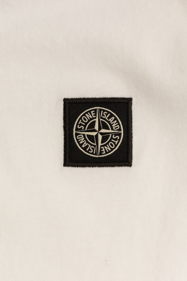 Stone Island Junior Camiseta con parche con logo