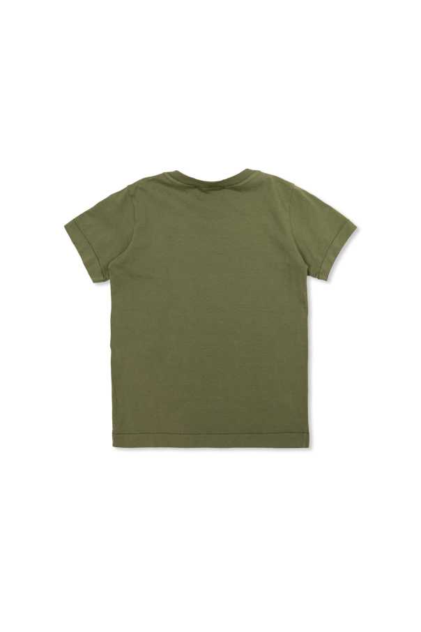 Stone Island Junior T-shirt with logo patch