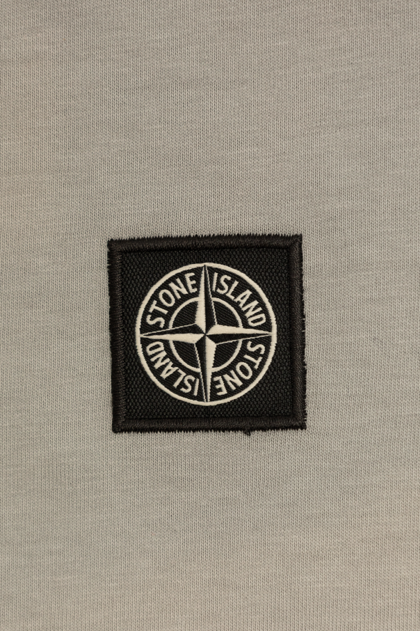 Stone Island Junior T-shirt with logo patch