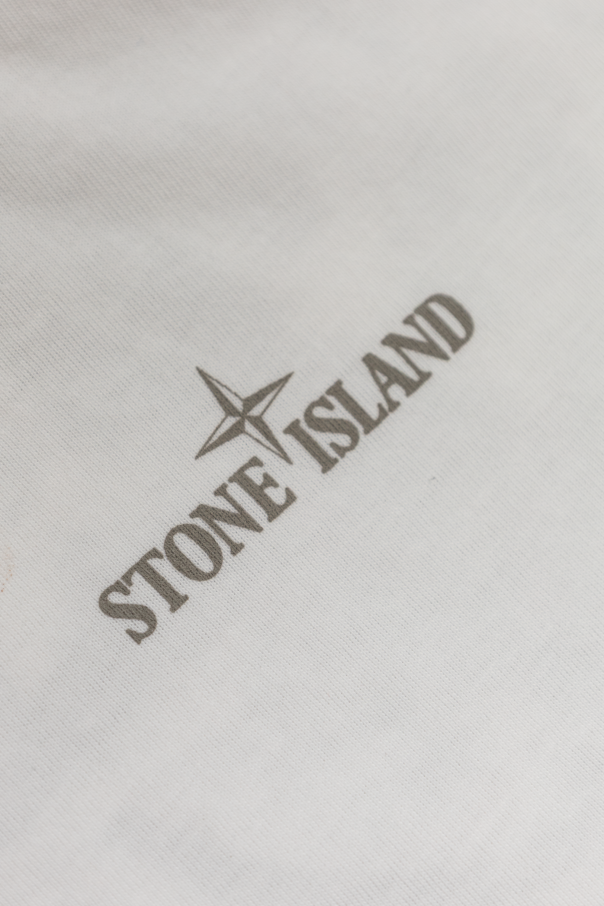 Stone Island Junior T-shirt with printed logo