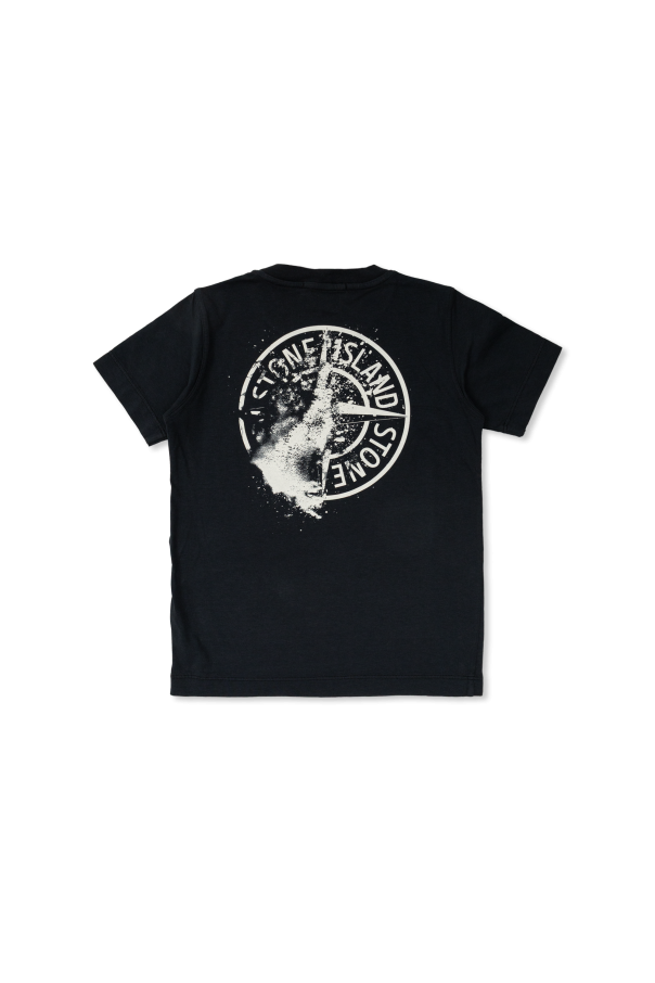 Stone Island Junior T-shirt with printed logo