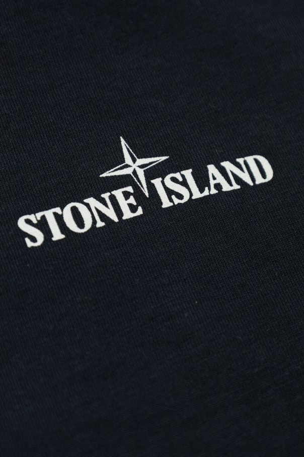 Stone Island Junior T-shirt with printed logo