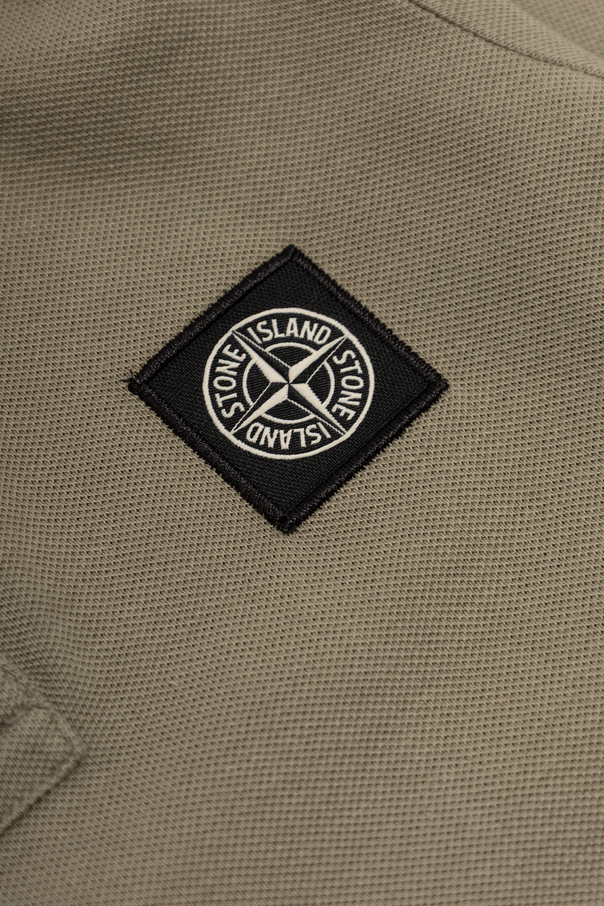 Stone Island Junior Поло с нашивка с лого