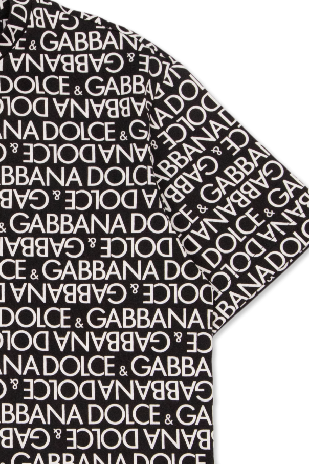 dolce byxor & Gabbana Kids dolce byxor gabbana kleid mit logo item