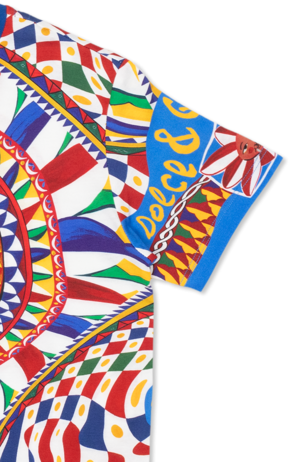 Dolce & Gabbana Kids T-shirt z nadrukiem