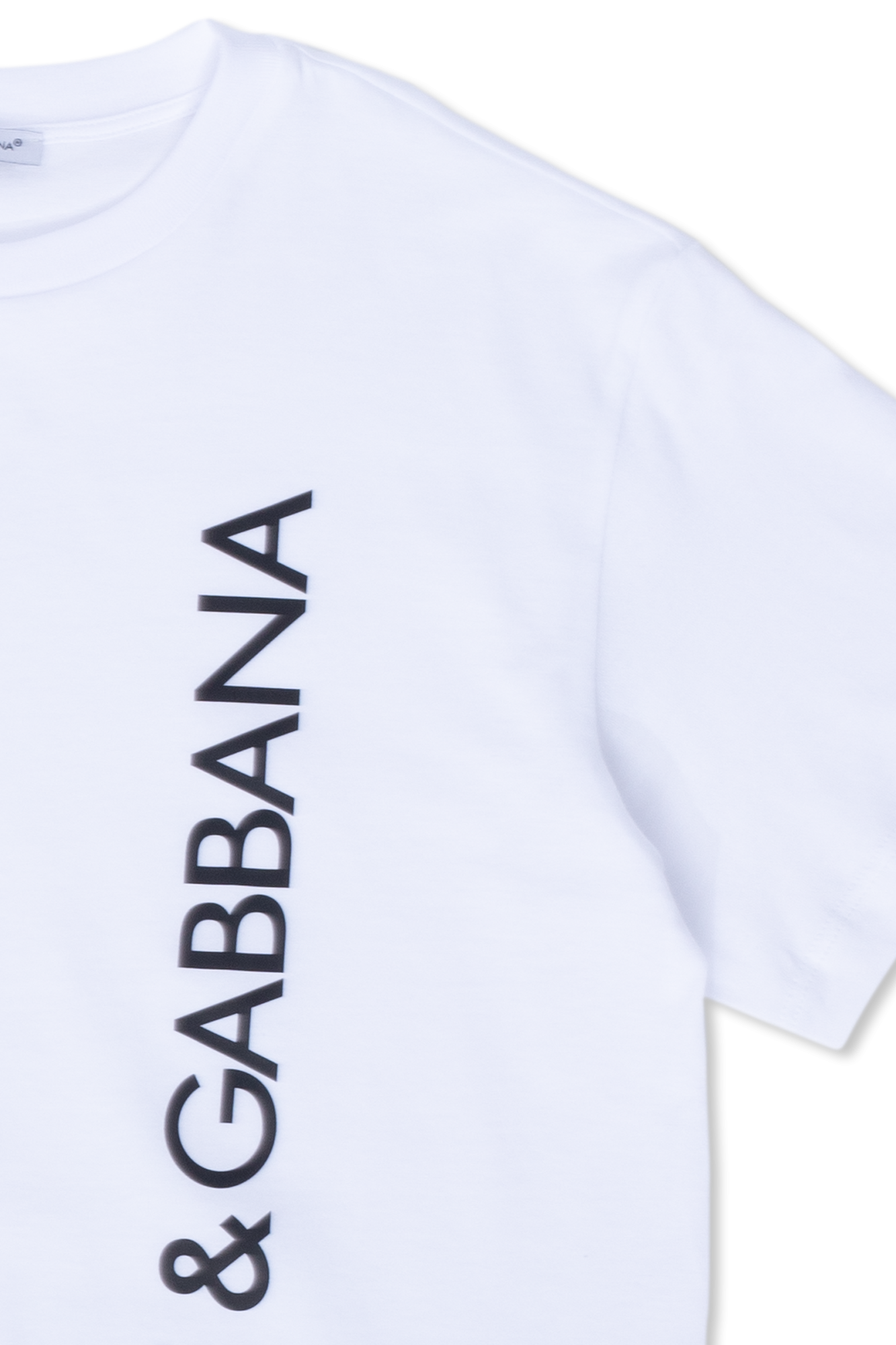 Dolce & Gabbana striped belted robe Logo t-shirt