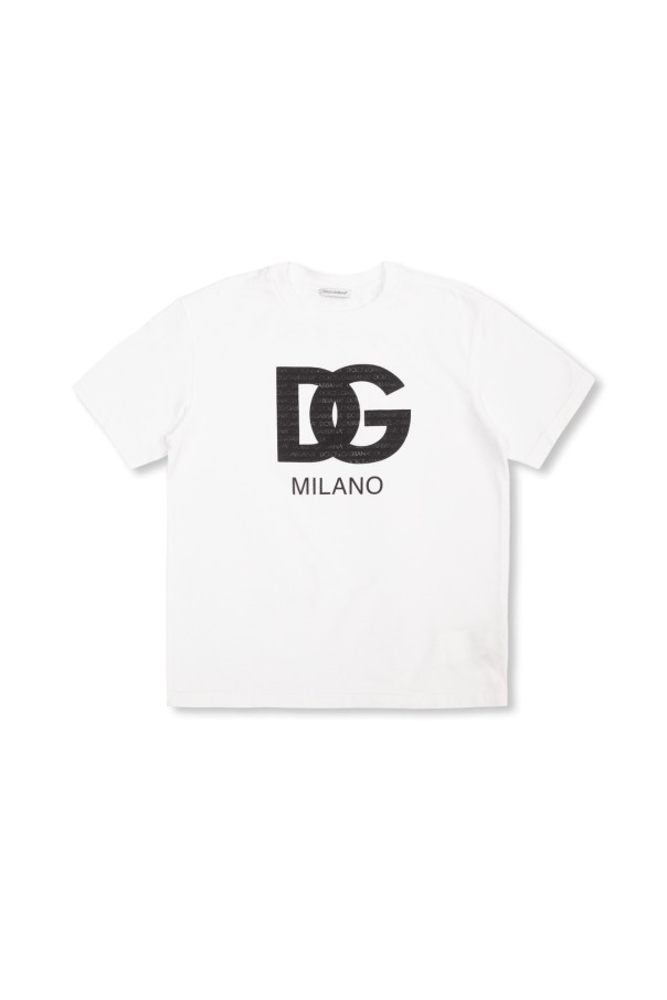 T-shirt with logo od Dolce & Gabbana Kids