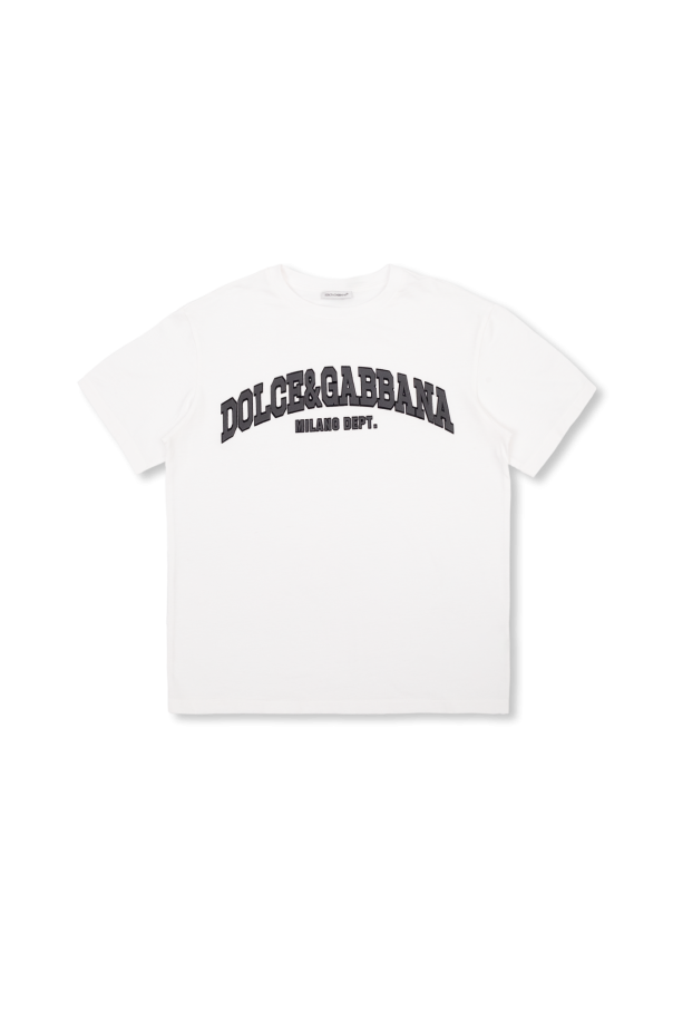 Dolce & Gabbana Kids T-shirt z logo