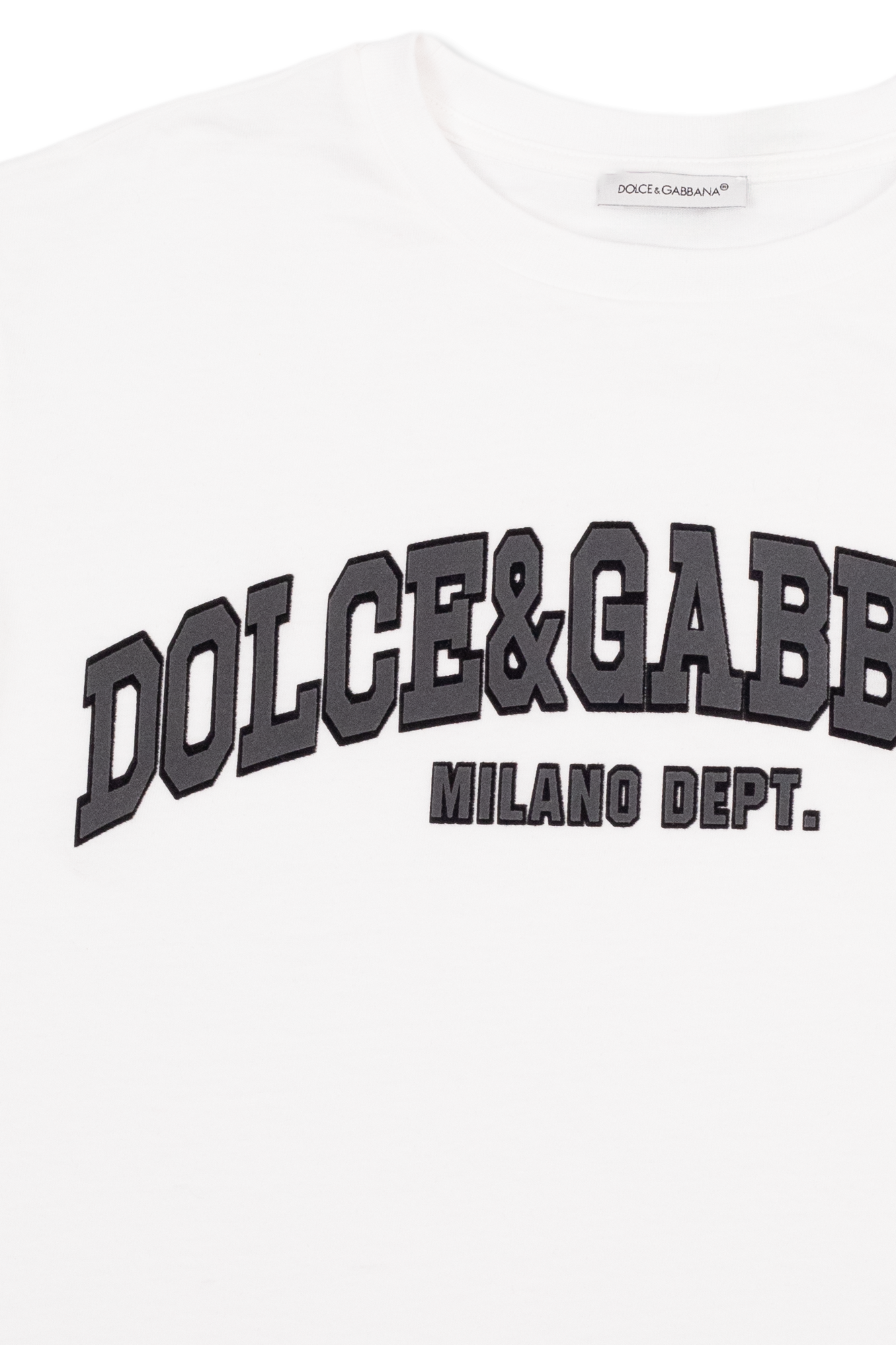 Dolce & Gabbana Kids floral-print short-sleeved dress T-shirt with logo