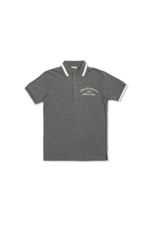 Polohemd mit aufgesticktem Logo