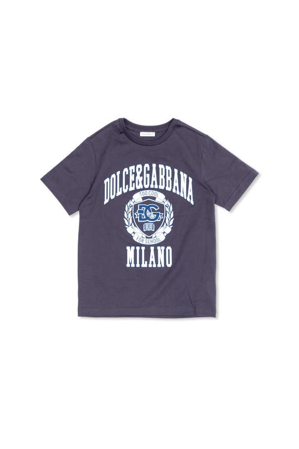 Dolce & Gabbana Kids T-shirt with velvety logo