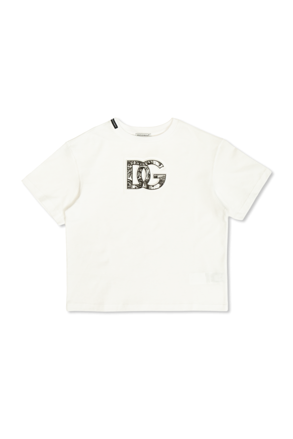 T-shirt with logo od Dolce & Gabbana Kids