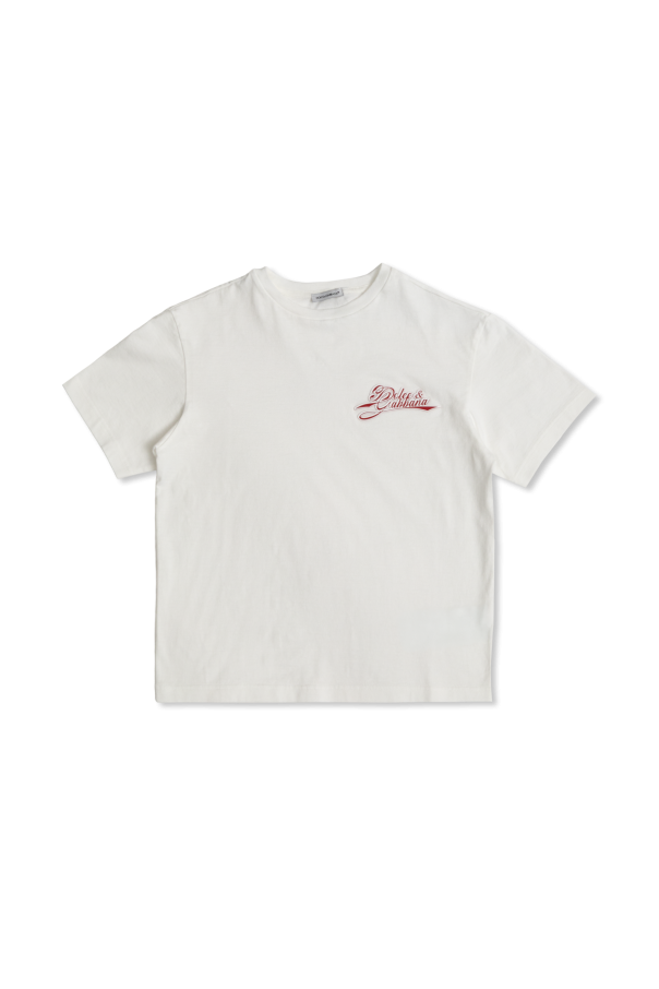 T-shirt with logo od Dolce & Gabbana Kids