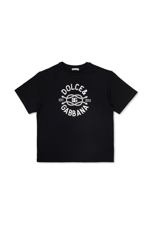 T-shirt with print od Dolce & Gabbana Kids