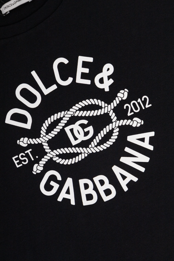 Dolce & Gabbana Kids Tričko s potlačou