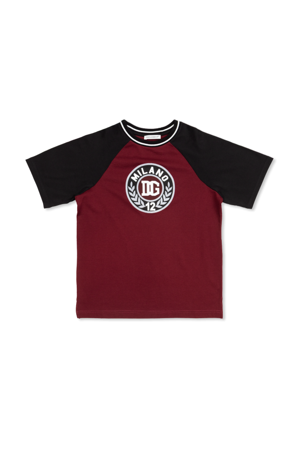 T-shirt with printed logo od Dolce & Gabbana Kids
