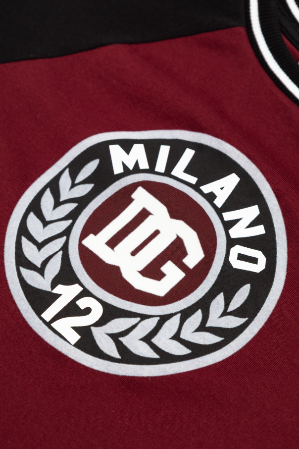 Dolce & Gabbana Kids Camiseta con logotipo estampado