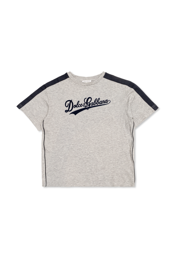 Cotton t-shirt with logo od Dolce & Gabbana Kids