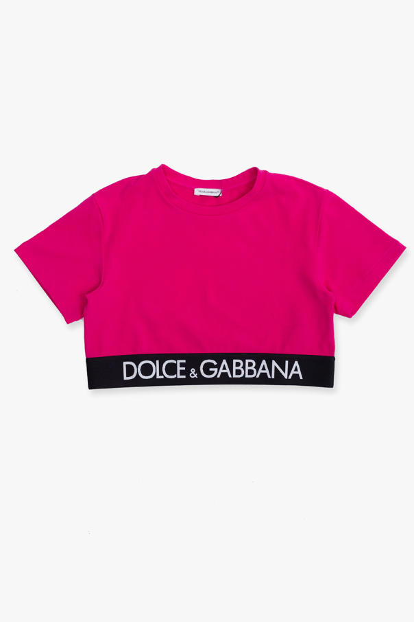 Dolce padded & Gabbana Kids T-shirt with logo