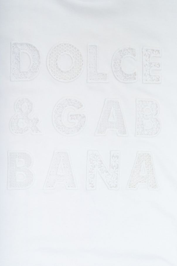 Dolce Box clutch T-shirt with logo