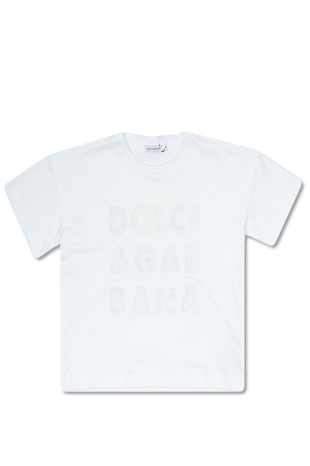 Dolce & Gabbana Kids We Are Kids La Dolce Vita logo T-shirt