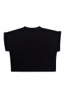 Dolce & Gabbana lace-up bustier Black Logo T-shirt